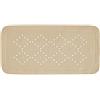 SPIRELLA - Tappeto per Vasca in Schiuma PVC Alaska - Tappeto da Bagno Antiscivolo con Ventose + Fori di Drenaggio Antimuffa - Beige Bahamas - 71 X 36 cm