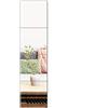 Ruomeng Full Length Wall Mirror Tiles, 12 x 12 x 4Pcs Frameless Wall Mounted Mirror Glass Wall Mirror for Home Gym, Door, Bedroom, Living Room