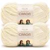 Caron Simply Me Aran - Filato Aran, confezione da 2 pezzi, 160 g, 62% acrilico, 20% nylon, 18% lana, 18% lana, 160 m, per maglia/uncinetto
