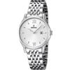 Festina Orologio Donna Analogico Acciaio Inossidabile 316L Argento - Quarzo - Vetro minerale alta resistenza - Impermeabile 5 ATM - Calendario F16748/2