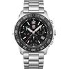 Luminox Orologio da polso uomo colore nero con cinturino in caucciù impermeabile 20 bar diametro cassa 45 mm XS.3601.BO.NSF