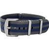 masar 18 to 24 mm Premium NATO Kit - Brushed Steel Buckle - Watch Straps - Fine Nylon