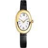 MASTOP Orologio da polso da donna, elegante orologio da polso al quarzo con quadrante ovale da 24 mm, regalo per lei, Nero a, Elegante e alla moda