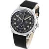 YEMA Flygraf AIR FORCE Cronografo Meccanico Quarzo Ibrido Acciaio Orologio Uomo