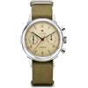 SEAKOSS Retro-Cronografo 1963 Originale Seagull ST1901 Movimento Uomo Orologio Meccanico Carica A Mano Sapphire & Specchio Acrilico Orologio Da Polso Pilota, 38 mm - Zaffiro senza collo d'oca