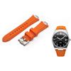 Generico Cinturino PRX in gomma ONE MORE compatibile con Tissot power matic e Quarz 40mm 35mm SGANCIO RAPIDO, Colore Nero Arancio Blu Verde (Cassa 40mm, Arancione)