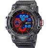 Gosasa Orologio sportivo da uomo con quadrante grande, militare, S-Shock, impermeabile, retroilluminazione, sveglia, cronometro Caratteristiche: robusto orologio da polso per allenamento,