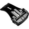 ROUHO Acciaio Inox Orologio Chiusura Deployante Durevole Ricambio Farfalla Pieghevole Orologio Fibbia per Omega-Nero 16mm