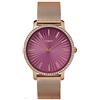 Timex - Orologio analogico al quarzo da donna, con cinturino in acciaio inox