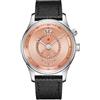 SEAKOSS RED Star Orologi automatici da uomo 40 mm Seagull ST1716 Movimento 5ATM Orologio meccanico a pulsante Calendario Sapphire Crystal Vintage Orologio da uomo, Salmone