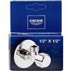 Grohe 22032000 - Rubinetto di Arresto 1/2 [Vecchio Modello], Grigio