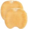 Generic 2 spugne per doccia e piedi per uso nella doccia, massaggio in silicone con ventose, scrubber per la schiena a parete per uomini e donne (giallo)