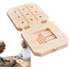 Generico Tavoletta Con Mollette Per Bambini - Puzzle In Legno Per L'apprendimento Sensoriale, Giocattolo Per Attività Di Allenamento Delle Abilità Motorie, Gioco Di Abbinamento Di Mollette Colorate Per Lo