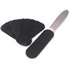 Erlove 2854/5000 Lima per piedi Double Side Callus Dead Skin Remover Pedicure in acciaio inossidabile Raspa per piedi con carta abrasiva di ricambio 10 pezzi