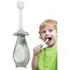Generico Spazzolino morbido per bambini,Spazzolino manuale per bambini,Spazzolino da denti manuale antiscivolo per cartoni animati - Spazzolino multiuso colorato, spazzolino portatile per la pulizia di denti e