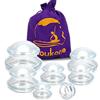 Koukone Set per terapia di coppettazione per massaggi in silicone, (7 tazze) Strumenti professionali per massaggiatori, Coppette per massaggi in silicone per alleviare il dolore alle articolazioni