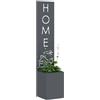 vidaXL Schermo per Privacy in Giardino Antracite 32 x 32 x 150 cm, Inlay Decorativi, Schermo Moderno per Giardino e terrazzo, divisorio Privacy, Pannello Esterno Ornamentale