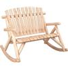 vidaXL Panca Dondolo Giardino 2Posti 123x96x102cm Massello Abete Rosso, Panca a Dondolo, Panca, Panca da Esterno, Panca da Giardino, Panca Adirondack