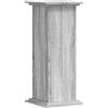 vidaXL Supporto per Piante Grigio Sonoma 33x33x80 cm Legno Multistrato, Supporto per Fiori, Supporto per vasi per Piante, Supporto per vasi per Piante
