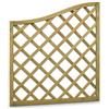 Papillon PANNELLO GRIGLIATO ONDA PICCOLO IN LEGNO IMPREGNATO 90x90H cm.