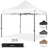 VONROC Gazebo 3x3m pieghevole Easy-Up - Tenda da Giardino Impermeabile, Protezione UV 50+, Telaio in Acciaio, Borsa con Ruote - Modulare ed Espandibile
