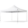TOOLPORT 4x4m Gazebo Pieghevole PES 800, Professional 40mm Alluminio, Bianco