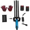 DE ROSA SHOP Tagliasiepi a Batteria 600W Senza Fili, Lama Acciaio 52 cm Doppia Azione, Tosasiepi Elettrico per Giardino, con 2 Batterie e Caricatore Inclusi Professionale