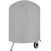 Generico Copri Barbecue Da Esterno Impermeabile Copertura for barbecue impermeabile grigia da esterno 210D, resistente e protettiva for griglia, braciere, stufa, a gas carbone elettrico(210D 61x70cm)