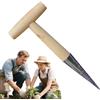 Generico Trivella per Piantare - Perforatore Piantabulbi Manuale A Forma Di T,Attrezzo di Precisione per Orto Giardino e Serra con Pomodori Cetrioli Carote