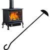 Generic Rastrello a carbonella - per Barbecue Resistenti | Strumento per la Pulizia del Carbone per Forno, Stufa, Barbecue all'aperto, bruciatore a Legna e Barbecue per Una Facile rimozione della