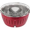 LotusGrill G-RO-435 Barbecue a Carbone senza Fumo XL, 43.5 x 35 x 25.7 cm, colore Rosso