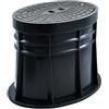 WaterShop Pozzetto Ovale Big in PP 37x31 cm con Coperchio in ghisa per idranti