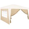 Deuba 2x Pareti Laterali per Gazebo 3x2m per Parete Idrorepellente con Finestra laterale Cerniera Cinghie di Fissaggio