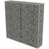 vidaXL Gabbione con Copertura Acciaio Zincato 100x20x100cm Muro Pietre Recinto