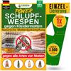 GREEN GUARDIA Vespe contro le tarme, 1 biglietto da 1 consegna, efficace contro le tarme, alternativa biologica ed ecologica alle trappole per tarme, spray per tarme, trappola per feromi