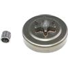 ICOOYO Catena pignone per tamburo frizione per Echo CS-3000 CS-300 CS-301 CS-303T CS-305 CS-306 CS-330MX4 CS-330T CS-340 CS-3400 CS-341 CS-345 CS-3450 CS-3450 CS-3450 346 CC. S-3500