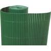 VERDELOOK Double, Arella in plastica con Listelli bifacciali, 3x1 m, Verde