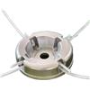 Generico B97A-1Pc Testina universale for tosaerba in lega di alluminio con filo di nylon e acciaio Parti di ricambio