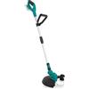 VONROC Tagliabordi a batteria 20V, Decespugliatore. Diametro taglio 25cm. Batteria e caricatore non inclusi. Con asta telescopica e doppia bobina (2x4m)