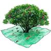 Ziurmut Telo per potatura alberi da giardino, Telo per raccolta foglie 200x200 cm, Telo per potatura alberi da giardino con fori da 23,6 pollici e 4 fibbie angolari, Telo per potatura foglie riutilizzabile al