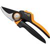 FISKARS Powergear X Cesoie Bypass M PX92, con Softgrip, Nero, 21.5 x 6.8 x 4 cm
