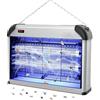 Palucart Zanzariera Elettrica Johnson Z 10 Lampada Anti-Zanzara a LED con 2 Lampade UV elimina Insetti Volanti Elettrico, zanzariera per Interno Copertura di 40 mq a 20w in 2 lampade da 10w