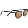 serengeti Elyna Shiny Black/Mineral Polarized Drivers® Gold Medium/Large Occhiali da sole Unisex-adulti