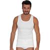 Enrico Coveri 3 Canotte Uomo Mezza Manica in Filo di Scozia Art. ET1132 (7/XXL, Bianco)