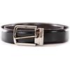 Calvin Klein Cintura reversibile in pelle da uomo (D14, Taglia unica)