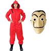 I LOVE FANCY DRESS LTD COSTUME DA RAPINATORE DI BANCHE PER ADULTI - TUTA ROSSA COSTUME DELLA CASA DI CARTA - COSTUME TELEVISIVO (PICCOLO)