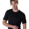 Gicipi 3 Maglie 100% Filo Scozia Art 261 Girocollo- Made in Italy- confez x 3 Pezzi (4, Nero)