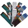 TOVINANNA 5 Paia di Calze Infradito Uomo in Cotone Elastiche Design Giapponese a Due Dita, Comode e Facili da Indossare per Uso Quotidiano Primaverile ed Estivo