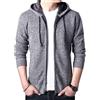 Biutimarden Cardigan Lavorato a Maglia da Uomo Maglia Manica Lunga Caldo Cappotti Giubbotto Moda Maglione in Caldo Cappotto Caldo in Pile con Cappello (M, Grigio chiaro8802)