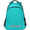 Yoogain Turchese Scuro Tinta Unita Pure Plain eco friendly zaino bambini con cinghia toracica libri borsa per giovani mochila para ni?os